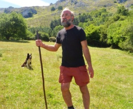 Patxi and his dog Harri